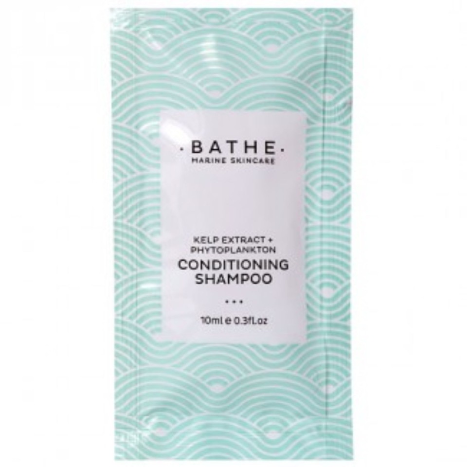 Bathe Marine Conditioning Shampoo Sachet 10ml Pack of 500