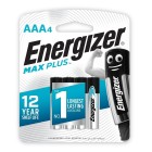 Energizer Max Plus AAA Battery Alkaline Pack 4 image