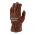 Lynn River Ultra Suede Winter Gloves Brown image