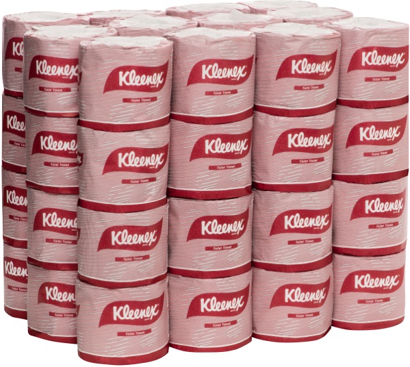 Kleenex 4735 Toilet Tissue 2 Ply Toilet Paper 400 Sheets per roll White Pack of 48