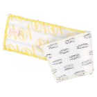 Oates Decitex DX1 Flat Mop Pad 450mm Yellow Pack of 10 EOMF073Y image