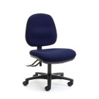Chair Solutions Alpha Mid Back 2L Chair Navy Fabric image