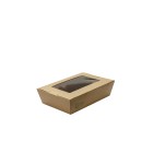 Green Choice Take Away Box With Window Kraft Pla Medium Carton 200 image