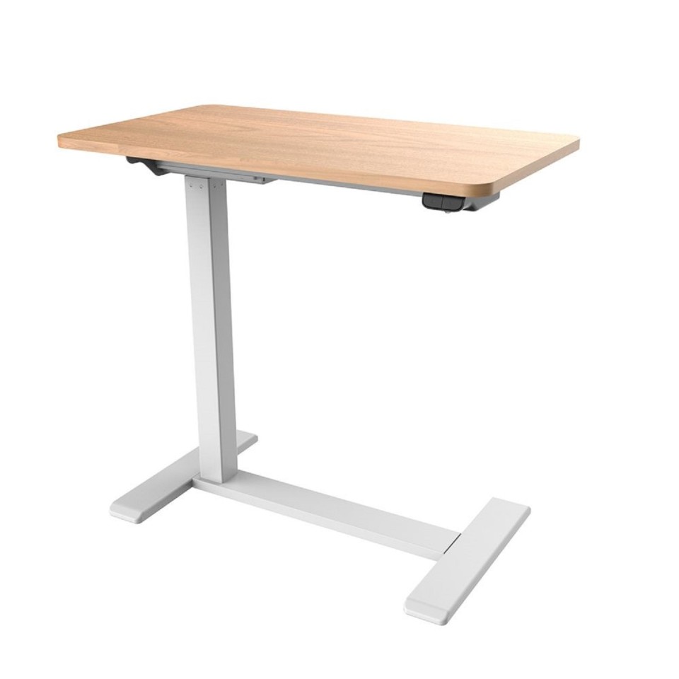 Malmo Electric Laptop Height Adjustable Desk 700Wx400Dmm Timber Top / Timber Edge
