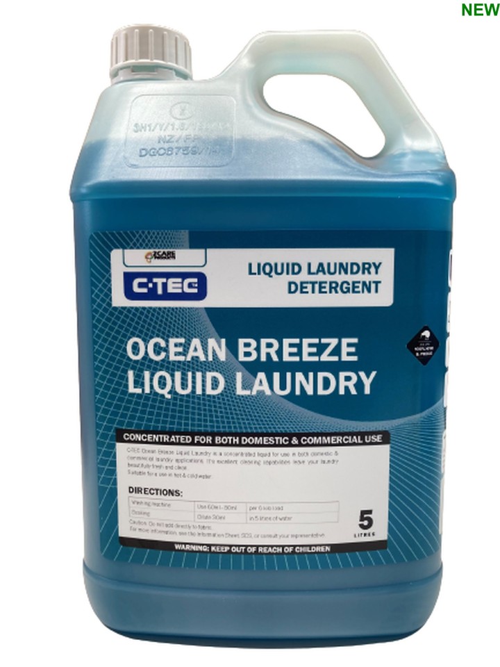 C-TEC Ocean Breeze Liquid Laundry Detergent 5L