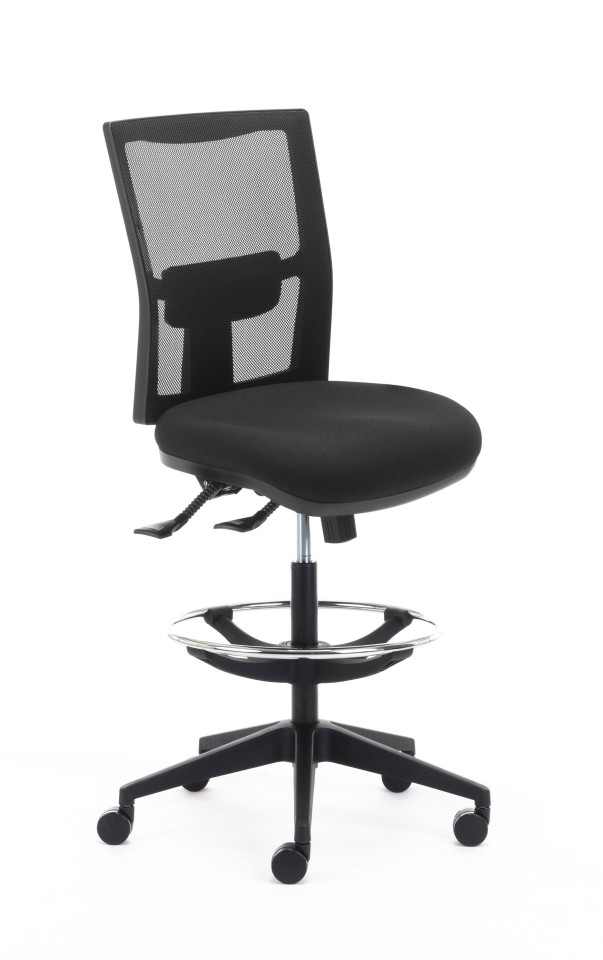 Chair Solutions Team Air Technical Mesh Back Chair Black