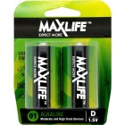 D Cell Premium 1.5v Alkaline Battery 2 pack image