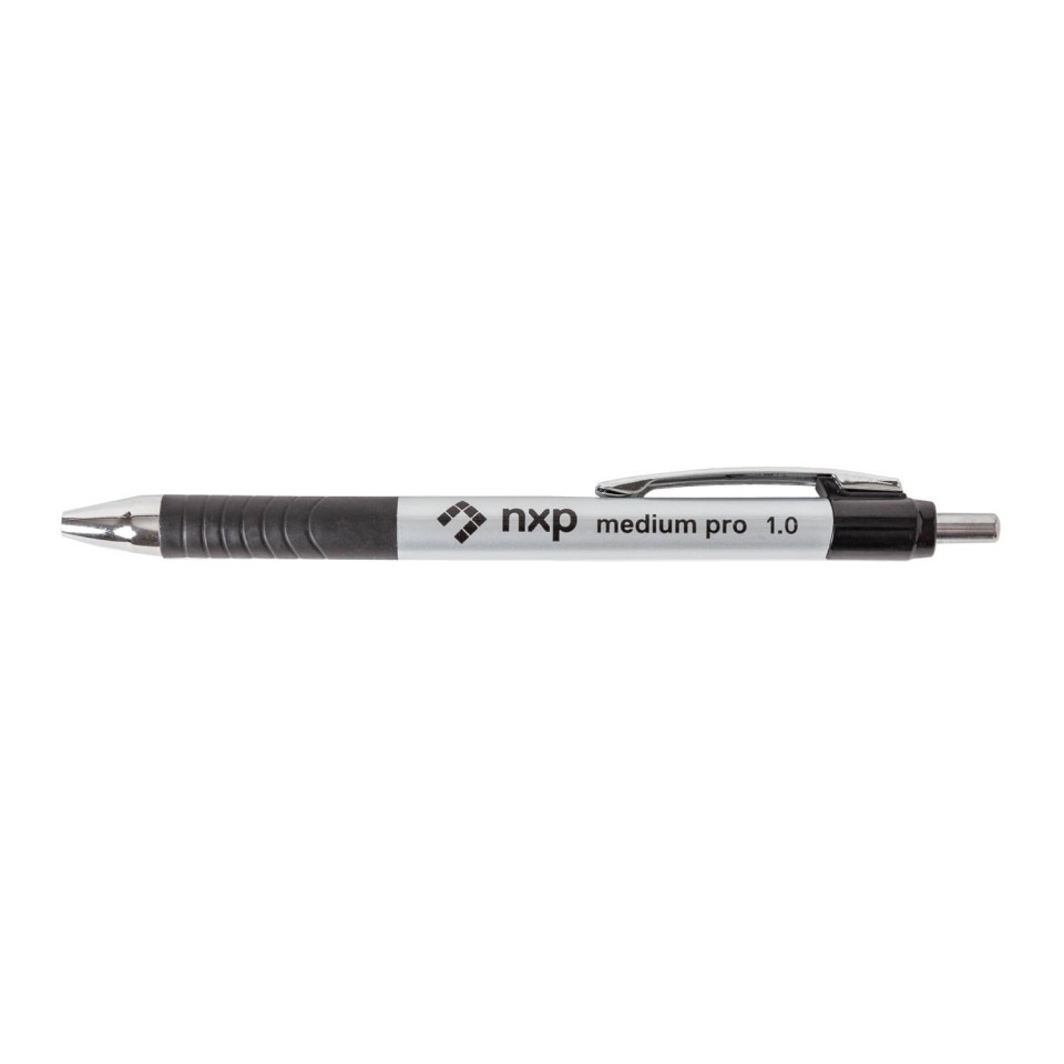 NXP Pro Ballpoint Pen Retractable Medium 1.0mm Black