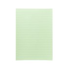 NXP Topless Writing Pad A4 Ruled 50 Leaf Green 70gsm image