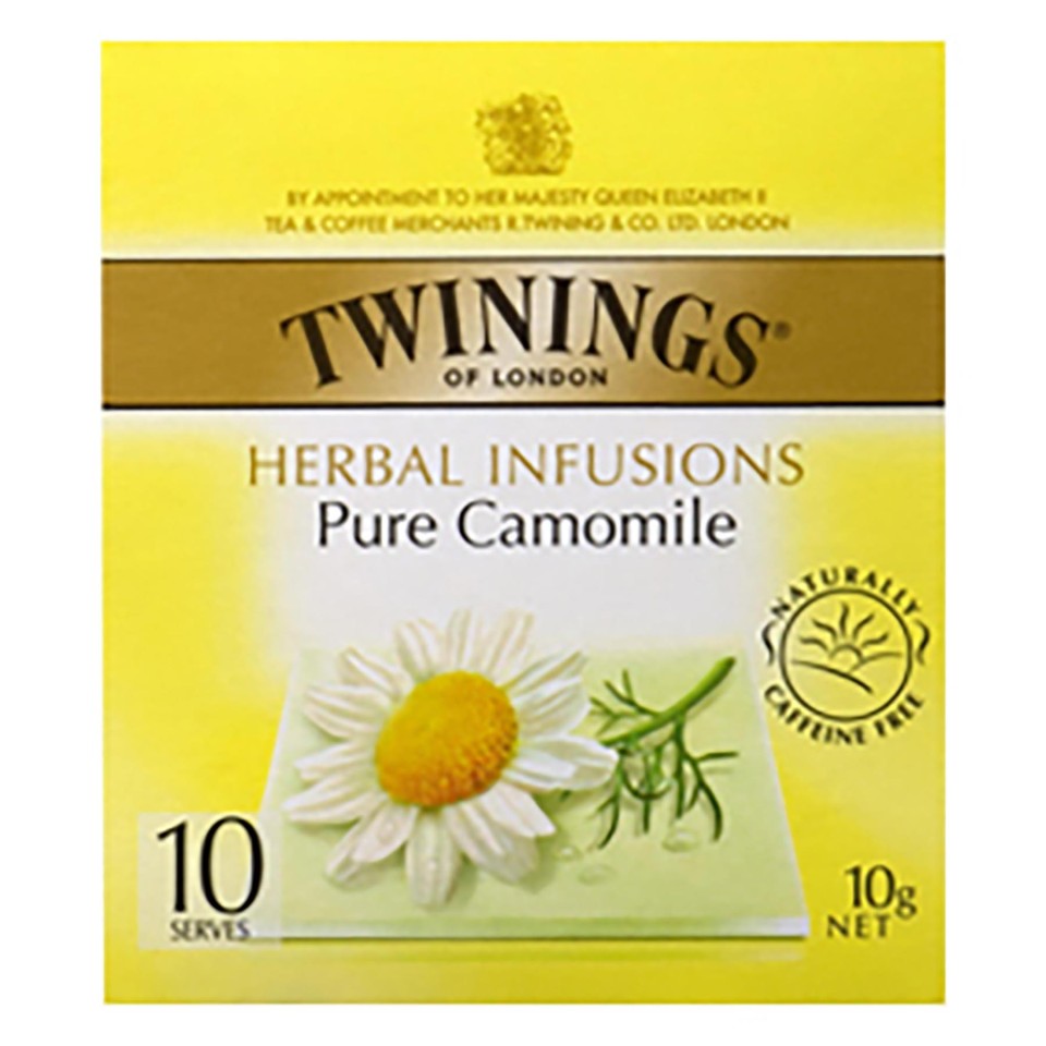 Twinings Tea Bags Enveloped Chamomile Pack 10