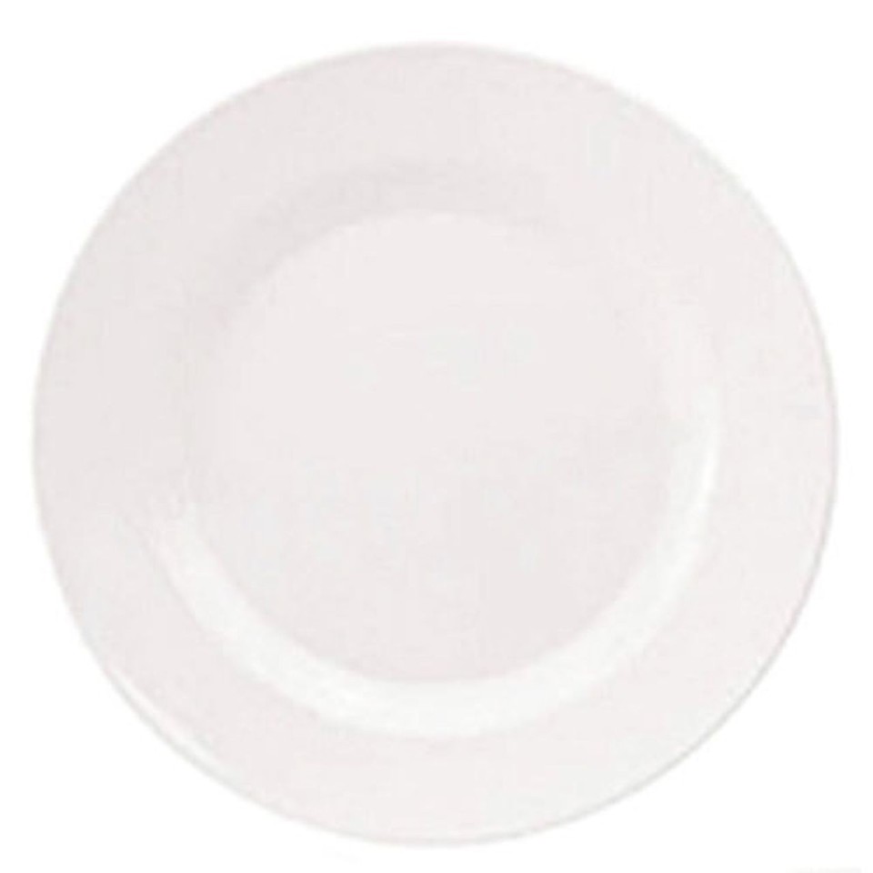 Melamine Snack Plate White 165mm
