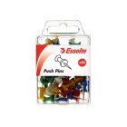 Esselte Push Pins Assorted Colours Pack 50 image