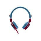 Moki Headphones Kid Safe Volume Limited Blue Red image