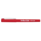 Artline 220 Fineliner Pen Super Fine 0.2mm Red image