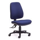 Chair Solutions Nova Chair High Back 2 Lever Navy Fabric image