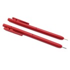 Eco Metal Detectable Pen With Clip Red Body Red Ink Pack 50 image