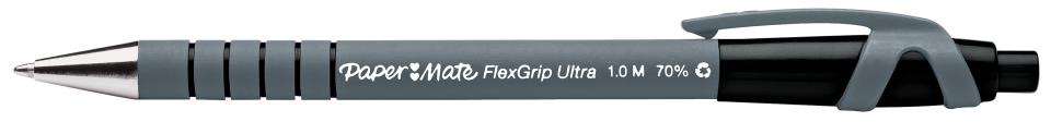 Paper Mate Flexgrip Ultra Ballpoint Pen Retractable 1.0mm Black