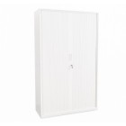 Proceed Tambour 5 Adjustable Shelves Cabinet 1200Wx1980Hmm White image