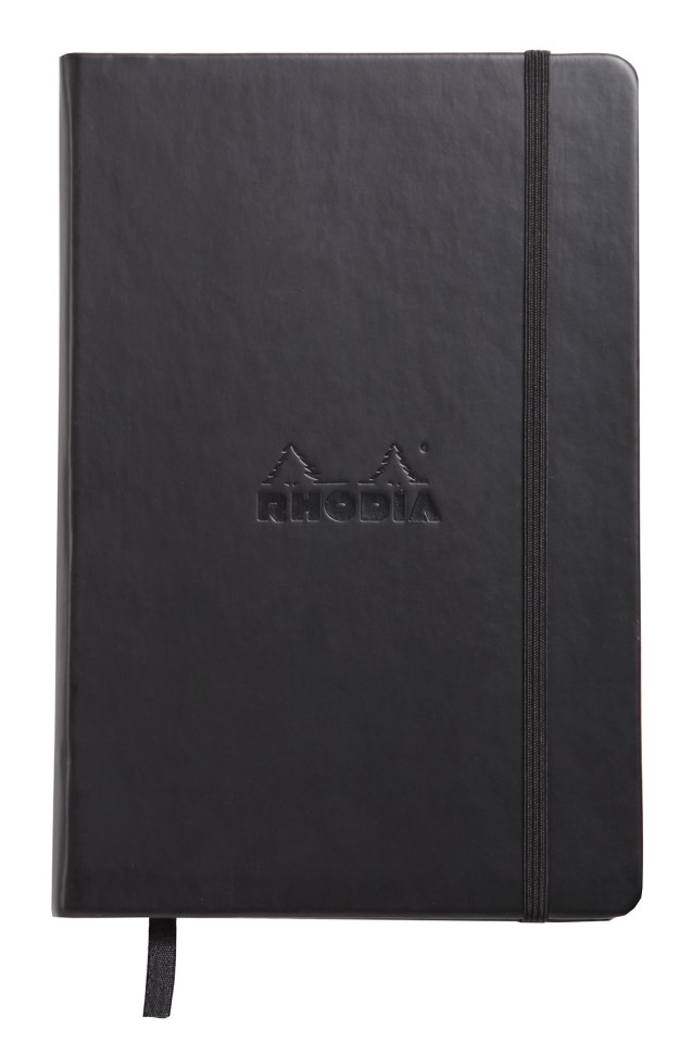 Rhodia Web Notebook Pocket Lined 192 Pages Black