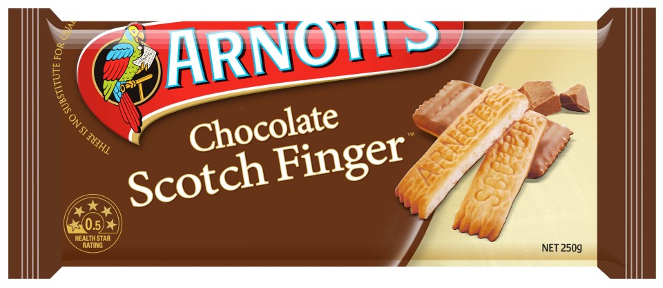 Arnotts Scotch Fingers Biscuits Chocolate 250g