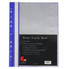 OSC Binder Display Book 20 Pocket A4 Blue Pack 10 image