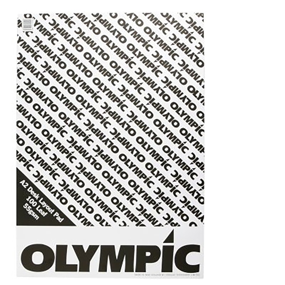 Olympic Pad Layout A2 100 Leaf 50gsm White