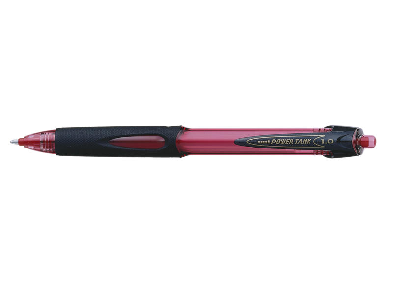 Uni Powertank Ballpoint Pen Retractable SN-220 1.0mm Red
