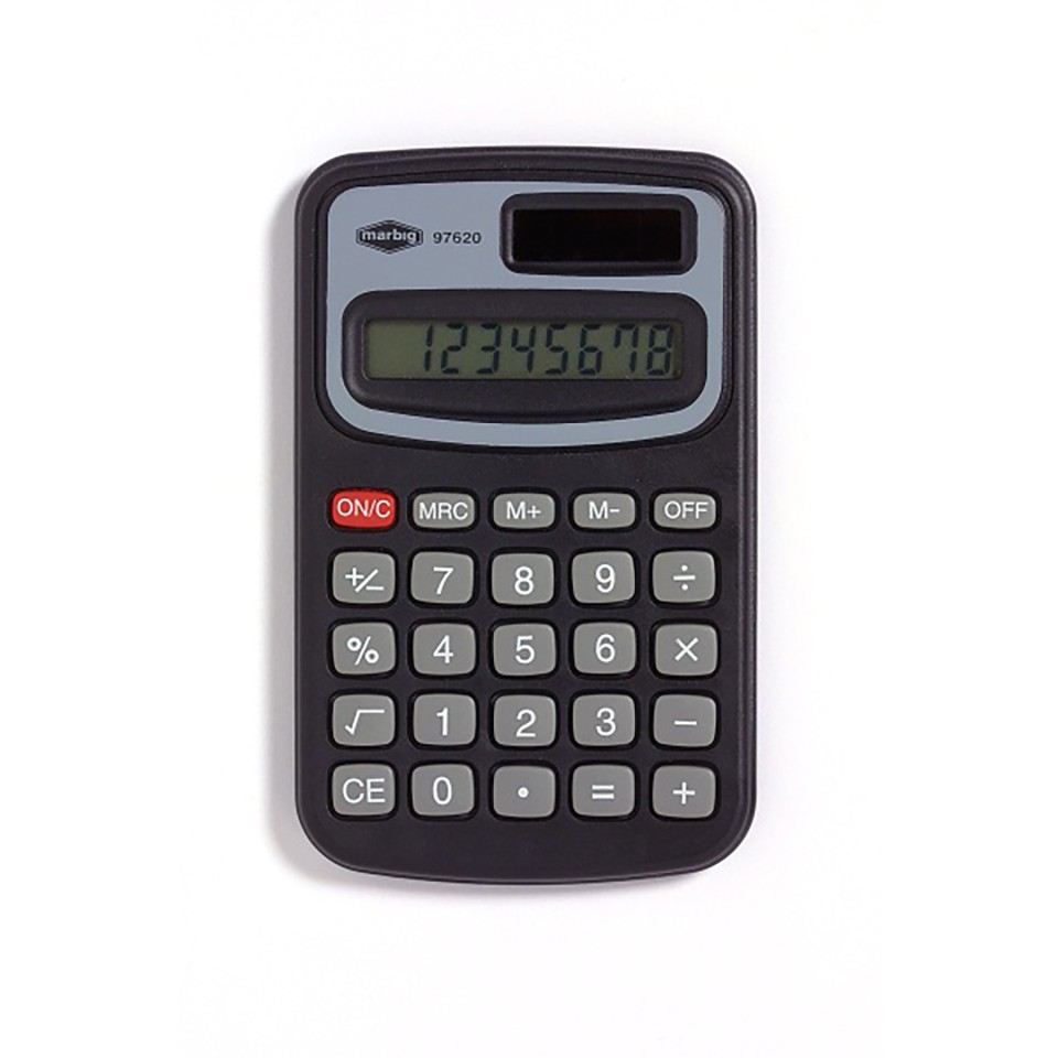 Calculator Pocket Marbig Mini