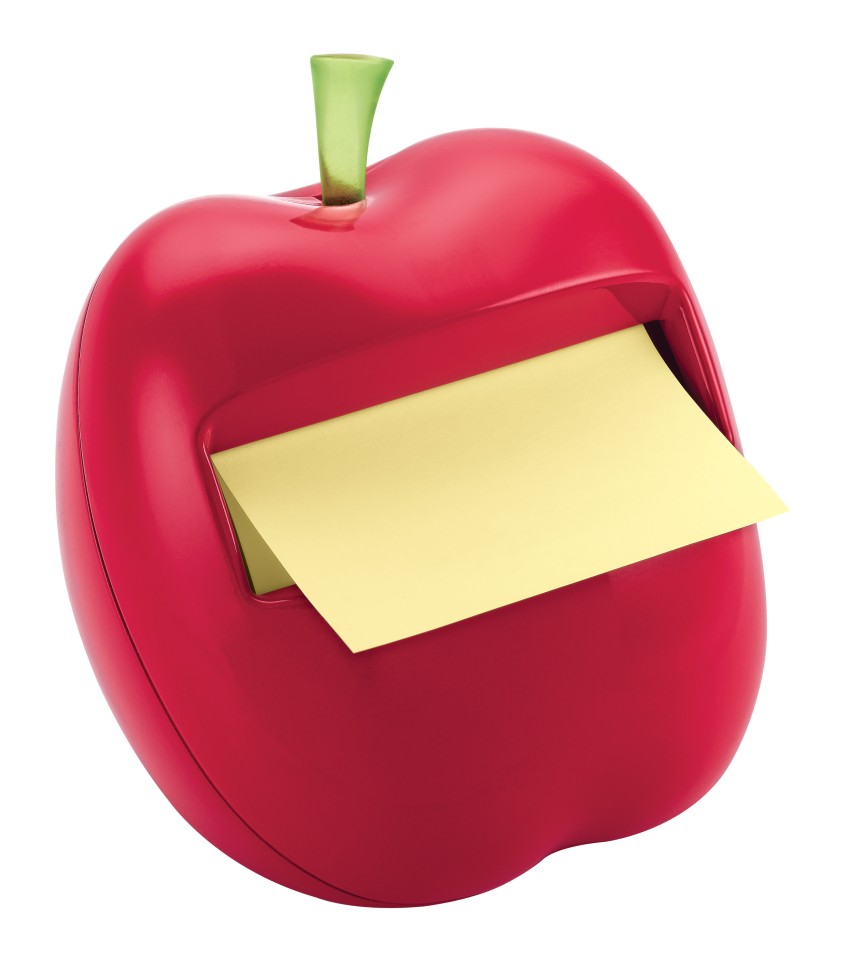 Post-it Pop-Up Note Apple Dispenser with Notes 73x73mm