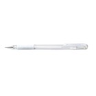 Pentel K118 Hybrid Gel Grip Rollerball Pen 0.8mm White image