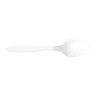 Plastic Teaspoons White Pack 100 *NZ Govt Banned from 1st July 2023* image