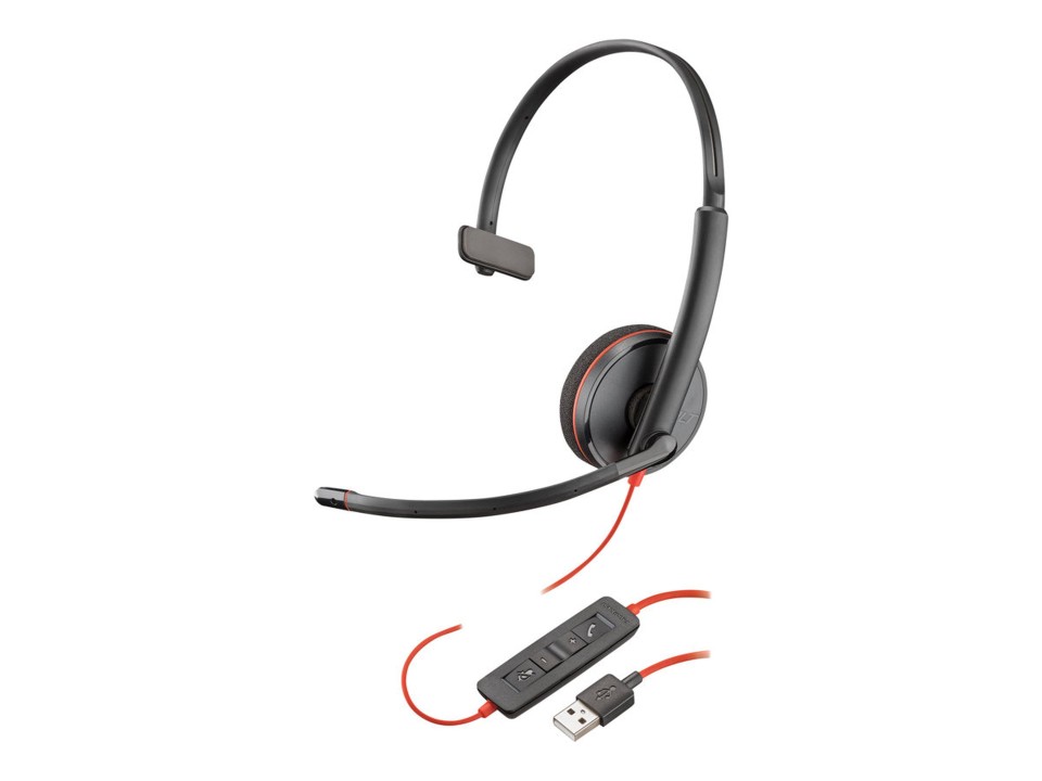 Plantronics Blackwire C3210 Uc Usb-a Mono Headset