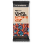 Trade Aid Organic 70% Salt Toffee Crisp Chocolate 100g image