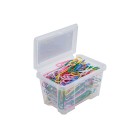 Celco Paper Clips 50mm Assorted Colours Tub 150 image