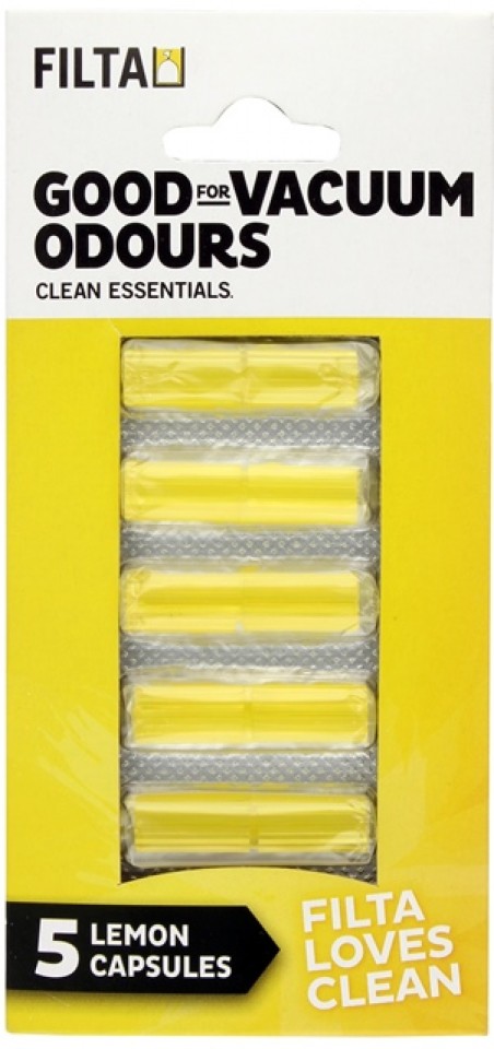 Filta Vacuum Air Freshener Lemon Pack of 5