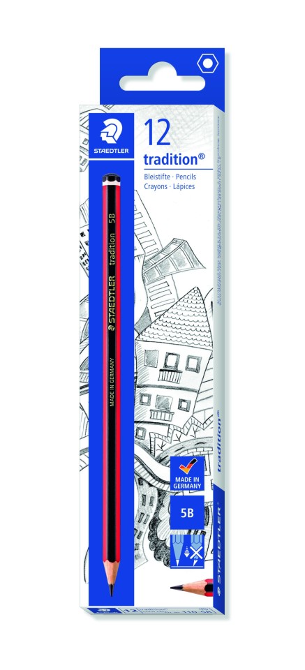 Staedtler 110 Tradition Pencil 5B Box 13