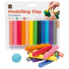 Ec Rainbow Modelling Clay Assorted Pack 12 image