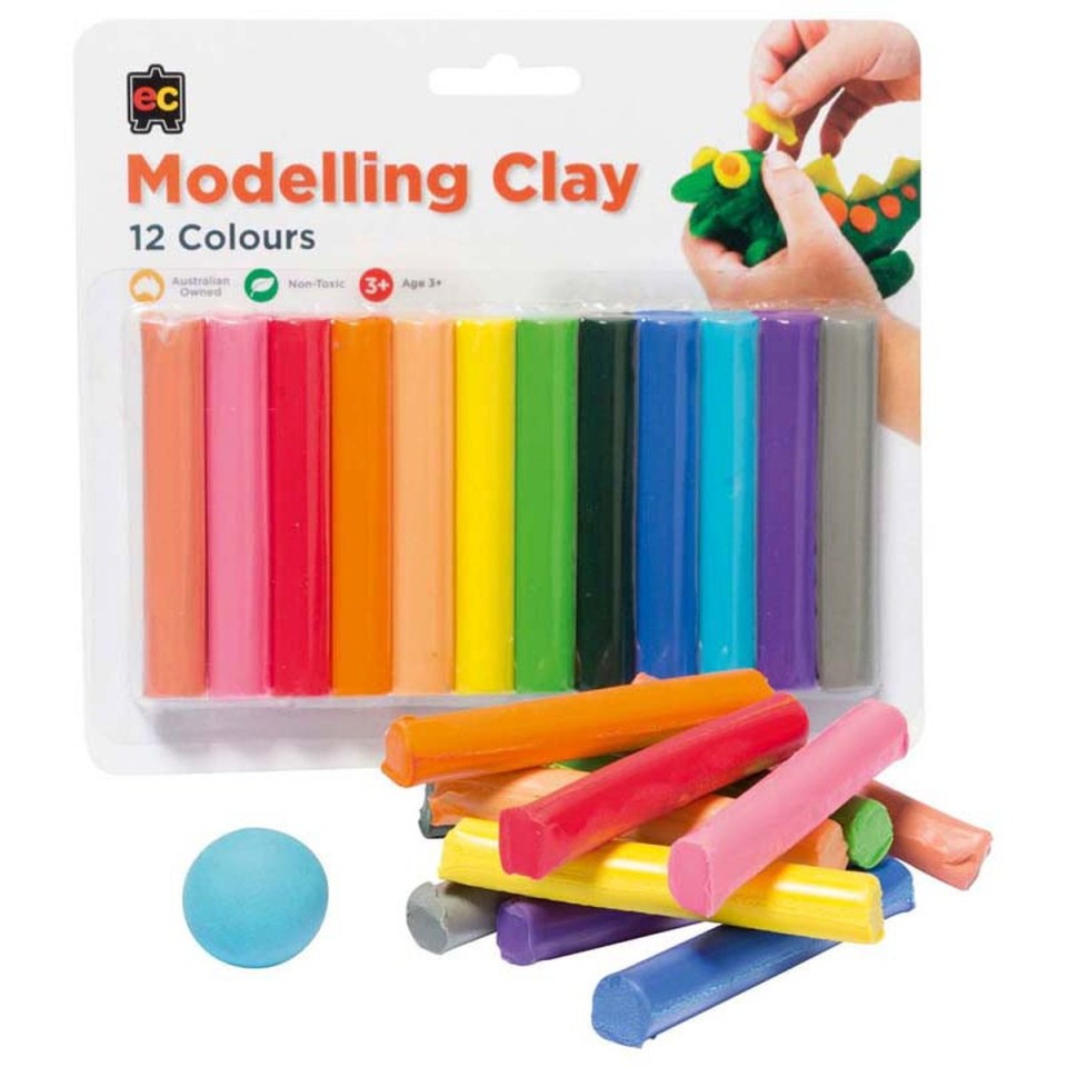 EC Modelling Clay Rainbow Pack 12