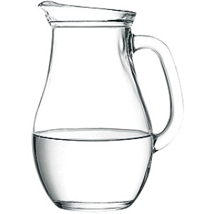 Bistro Water Jug Glass 1L