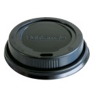 Huhtamaki Lid Domed Black For SWS/DWS 285/400/495 Carton 1000 image