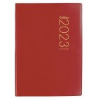 Collins 2023 Pocket Diary A7 Week To View Red image