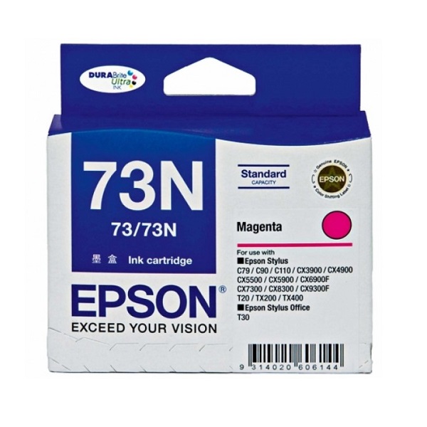 Epson DURABrite Ultra Inkjet Ink Cartridge 73N Magenta