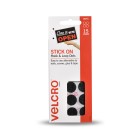 Velcro Brand Hook and Loop Mini Dots Black 16mm Pack 15 image