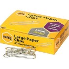Marbig Paper Clips 33mm Round Box 100 image