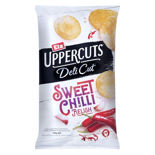 Eta Uppercuts Chips Deli Sweet Chilli Relish 140g