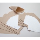 Spicers Flat Brown Paper Bag 160mm X 200mm Pack 1000 image
