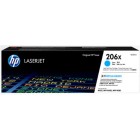 HP Laser Toner Cartridge 206X High Yield Cyan image