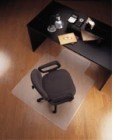 Marbig Keyhole Style Hard Floor Chairmat 1140W X 1340Lmm Glass Clear image