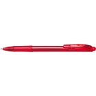 Pentel Wow Ballpoint Pen Retractable 0.7mm BK417 Red Box 12 image
