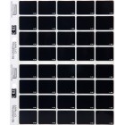 Filecorp C-Ezi Colour Flash Lateral Labels Colour Navy / Black 24mm Sheet 40 image